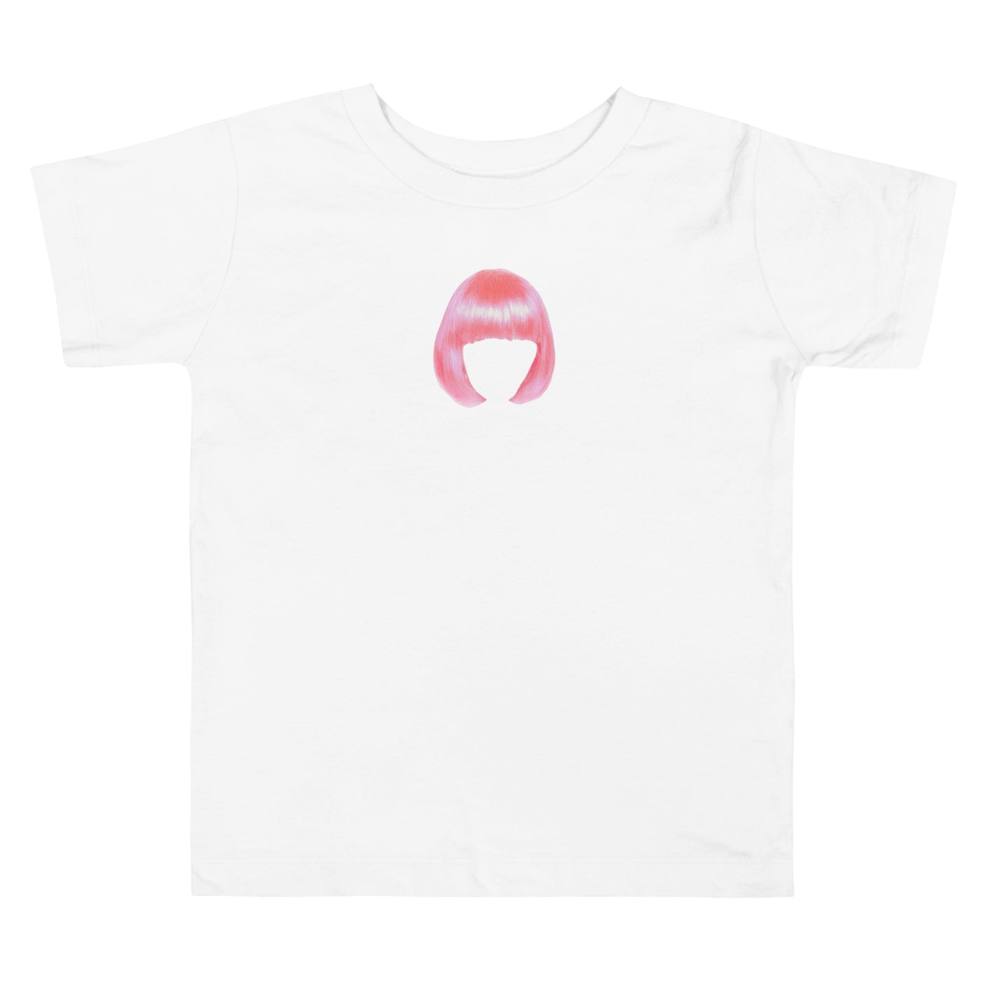 Pink Bob Wig Graphic Tee