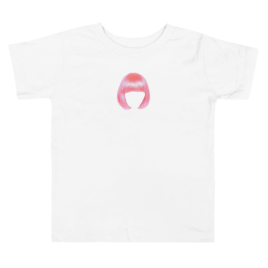 Pink Bob Wig Graphic Tee