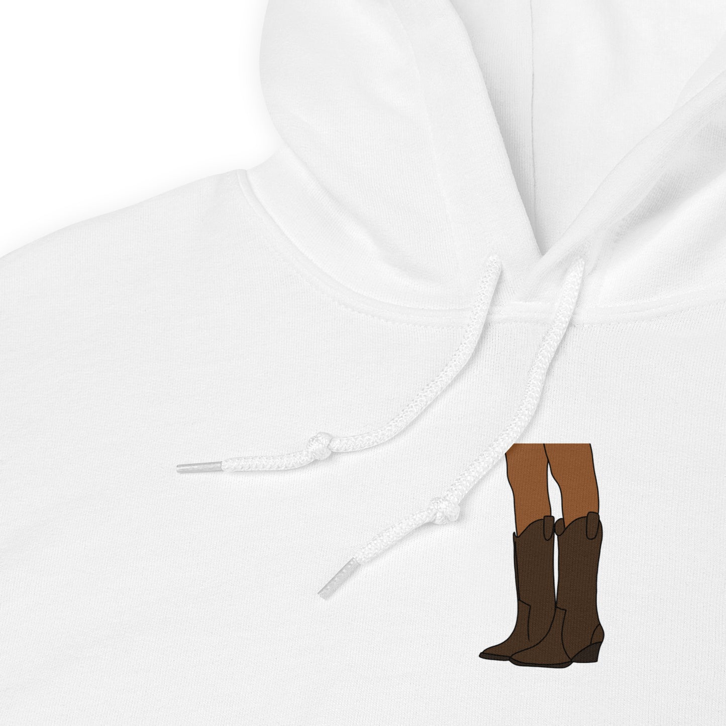 Cow Girl Boots Graphic Hoodie