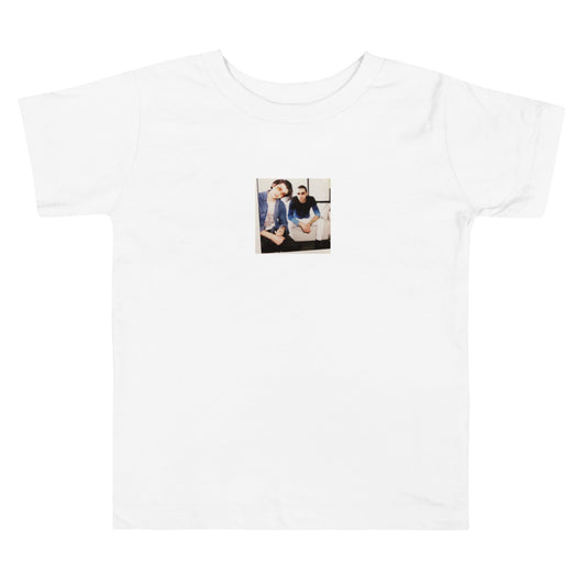 Alex and Miles Polaroid graphic tee