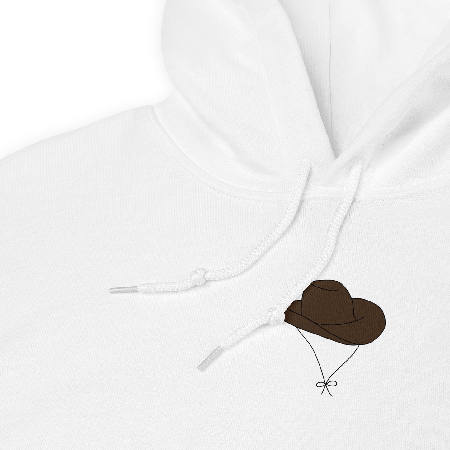 Cow Girl Hat Graphic Hoodie