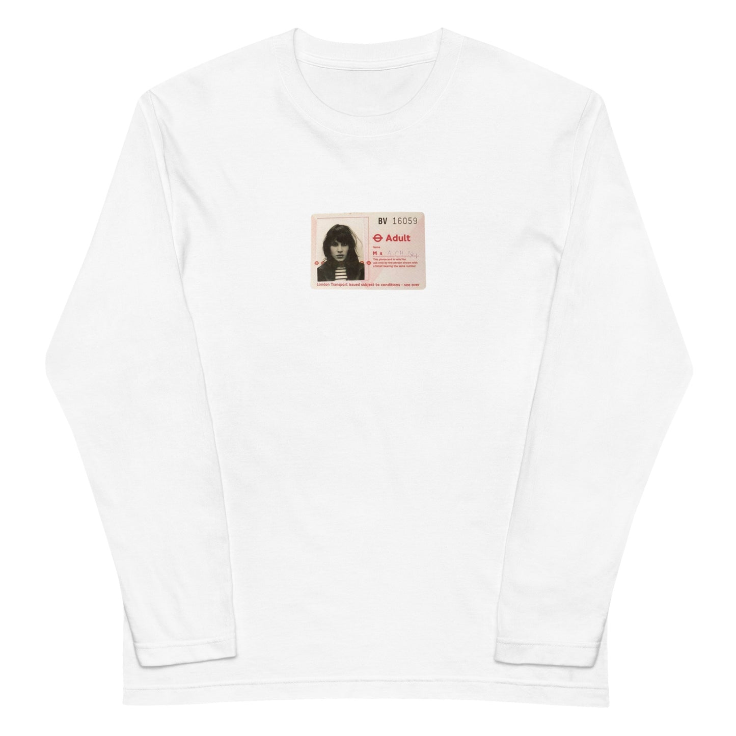 Alexa Chung ID card Graphic long sleeve